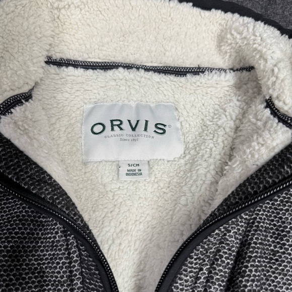 Orvis Gray Half-Zip Pullover Sweater - Picture 3 of 3